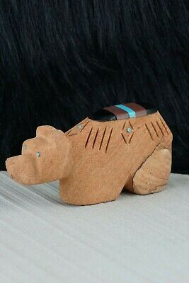Bear Zuni Fetish Carving - Brandon Phillips - High Lonesome Trading