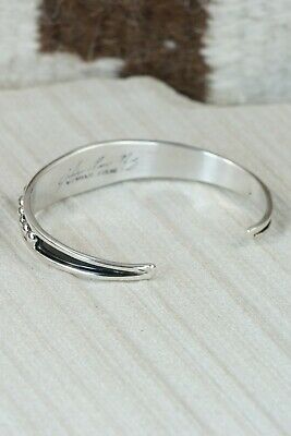 Navajo Sterling Silver Bracelet - Jonathan Nez