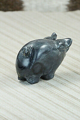 Pig Zuni Fetish Carving - Stanton Hannaweeke