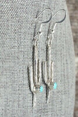 Turquoise & Sterling Silver Earrings - Pauline Nelson