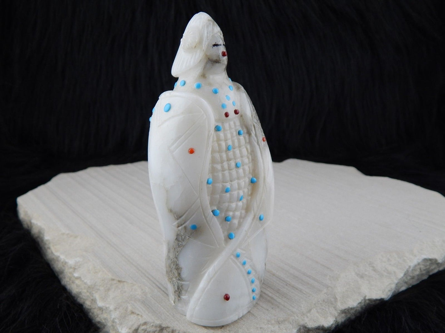 Corn Maiden Zuni Fetish Carving - Michael Laweka - High Lonesome Trading