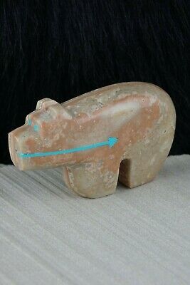 Bear Zuni Fetish Carving - Bernard Laiwakete - High Lonesome Trading