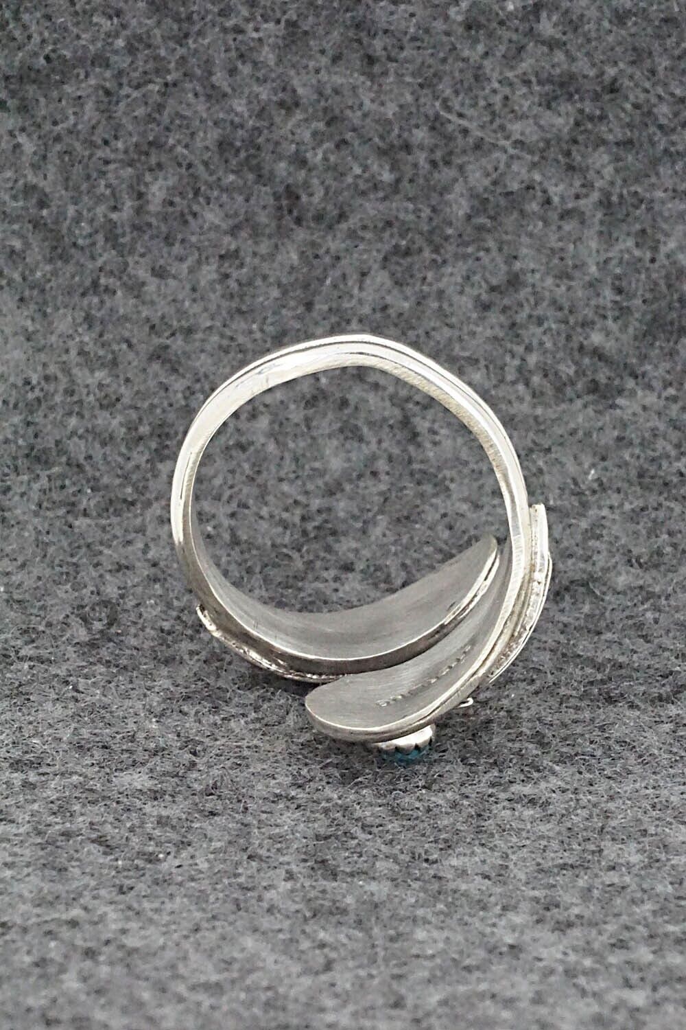 Turquoise & Sterling Silver Ring - Genevieve Francisco - Size 7.5
