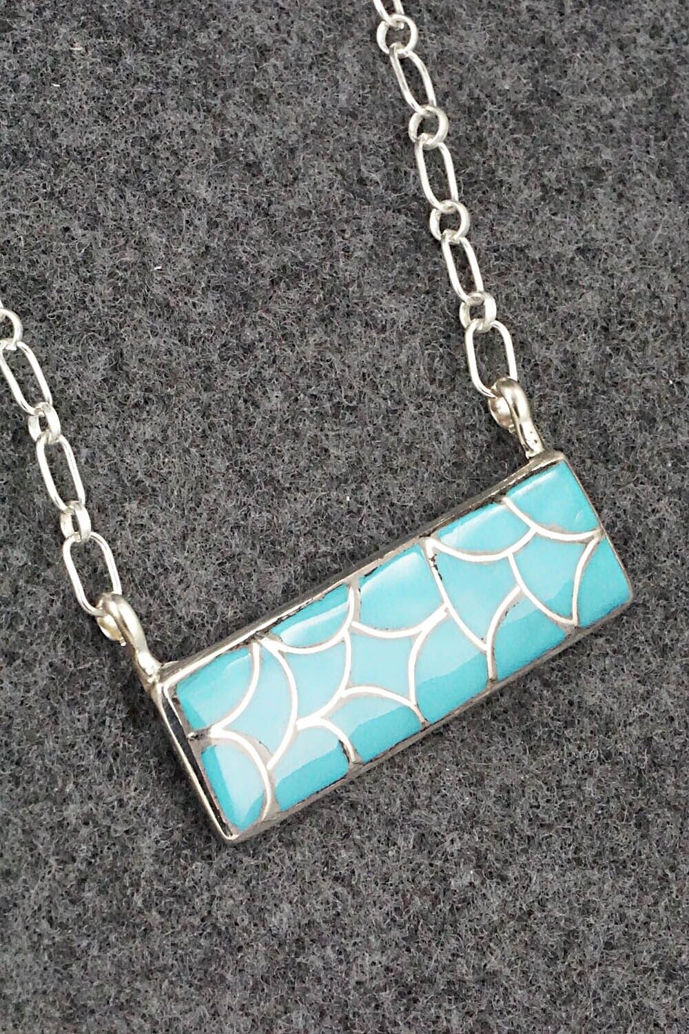 Turquoise & Sterling Silver Necklace - Orena Leekya