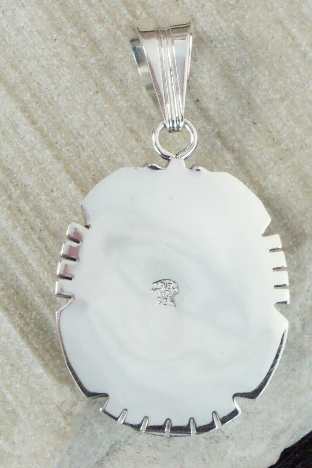 Turquoise & Sterling Silver Pendant - Samuel Yellowhair
