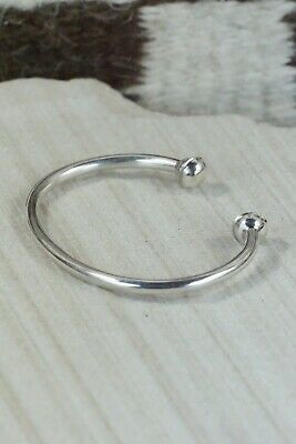Navajo Sterling Silver Bracelet - Elaine Tahe