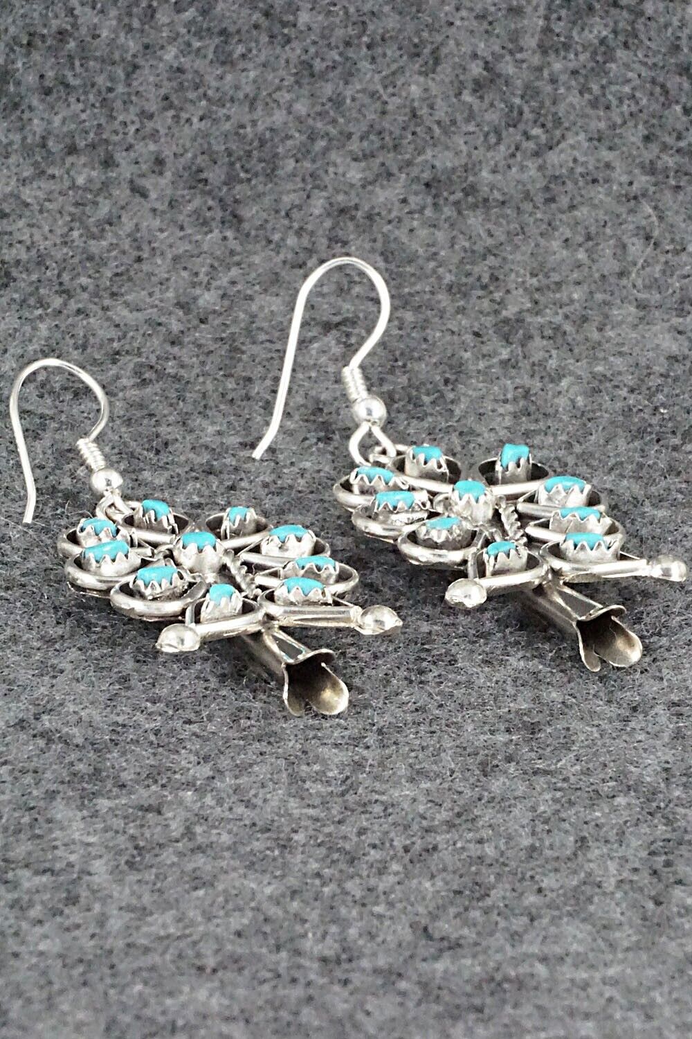 Turquoise & Sterling Silver Earrings - Tricia Leekity