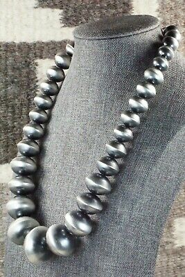 Sterling Silver Navajo Pearl Necklace - Presley Haley
