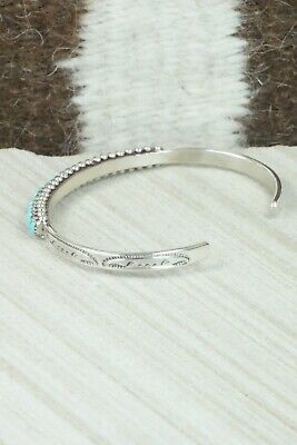 Turquoise & Sterling Silver Bracelet - Irma Unkestine