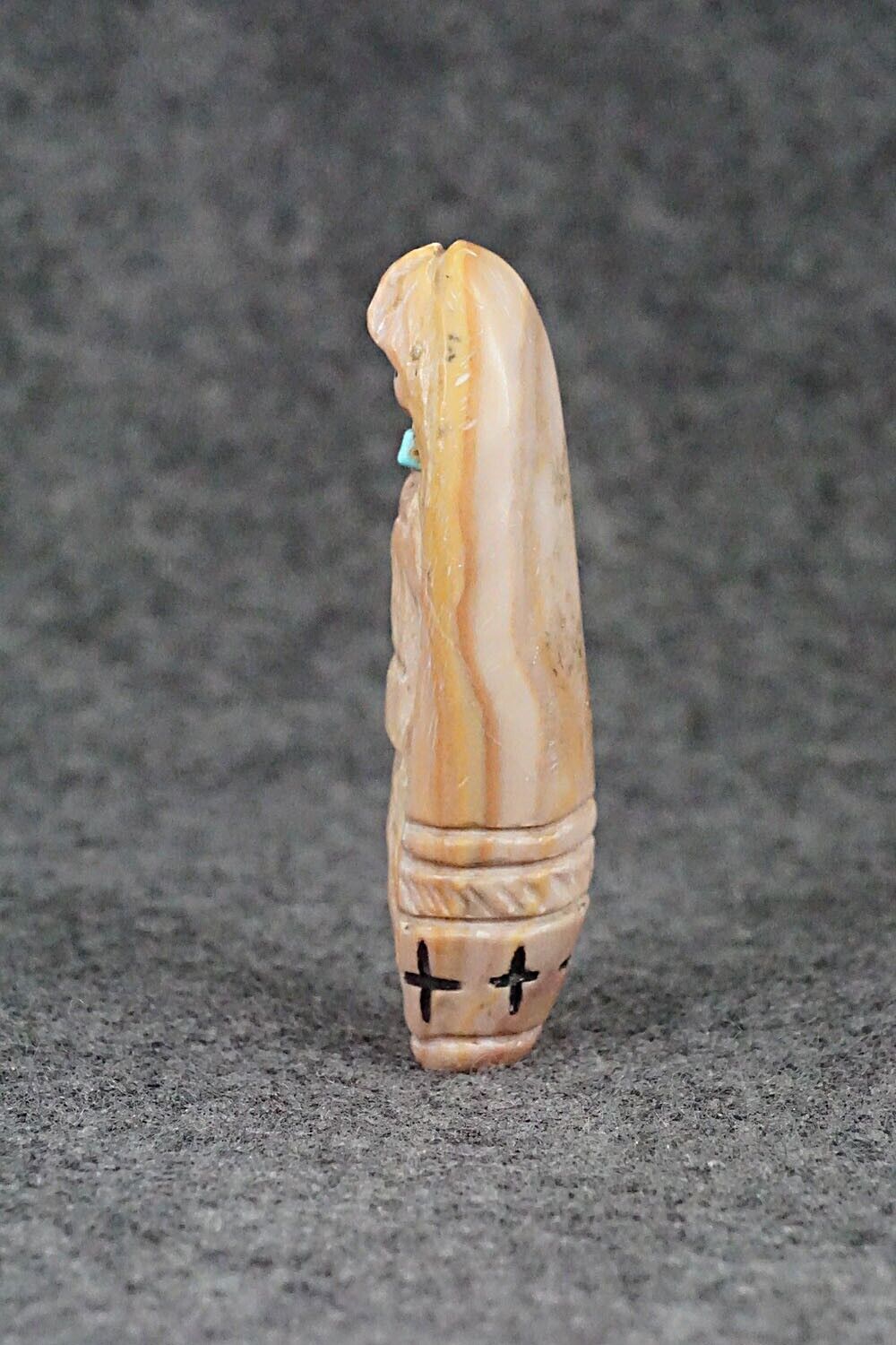 Corn Maiden Zuni Fetish Carving - Faye Quandelacy