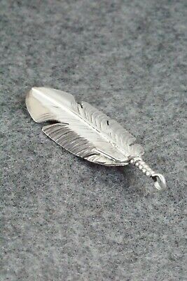 Sterling Silver Feather Pendant - Ben Begay