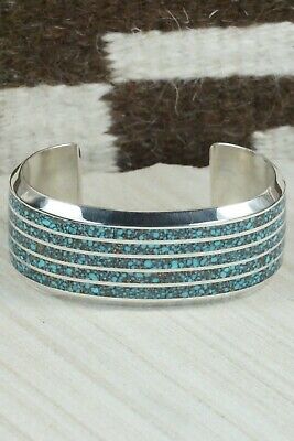 Turquoise & Sterling Silver Bracelet - Lawrence Loretto