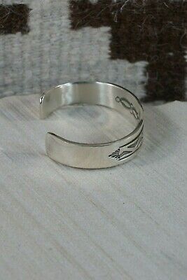 Navajo Sterling Silver Bracelet - Bruce Morgan - High Lonesome Trading