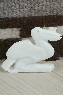 Pelican Zuni Fetish Carving - Derrick Kaamasee