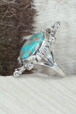 Turquoise & Sterling Silver Ring - Daniel Benally - Size 7.75 - High Lonesome Trading