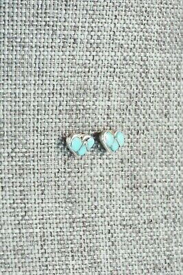 Turquoise & Sterling Silver Earrings - Karla Chavez