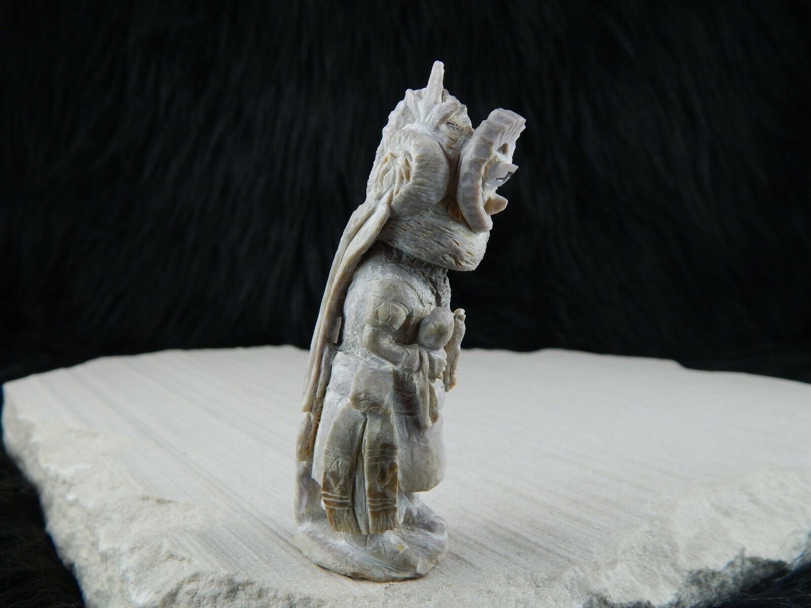 Dancer Zuni Fetish Carving - Lewis Malie Jr. - High Lonesome Trading