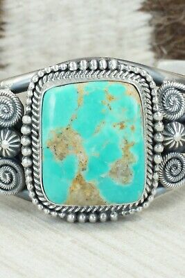 Royston Turquoise & Sterling Silver Bracelet - Michael Calladitto