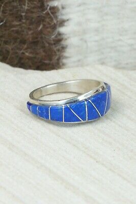 Lapis and Sterling Silver Ring - Susanna Kallestewa - Size 9