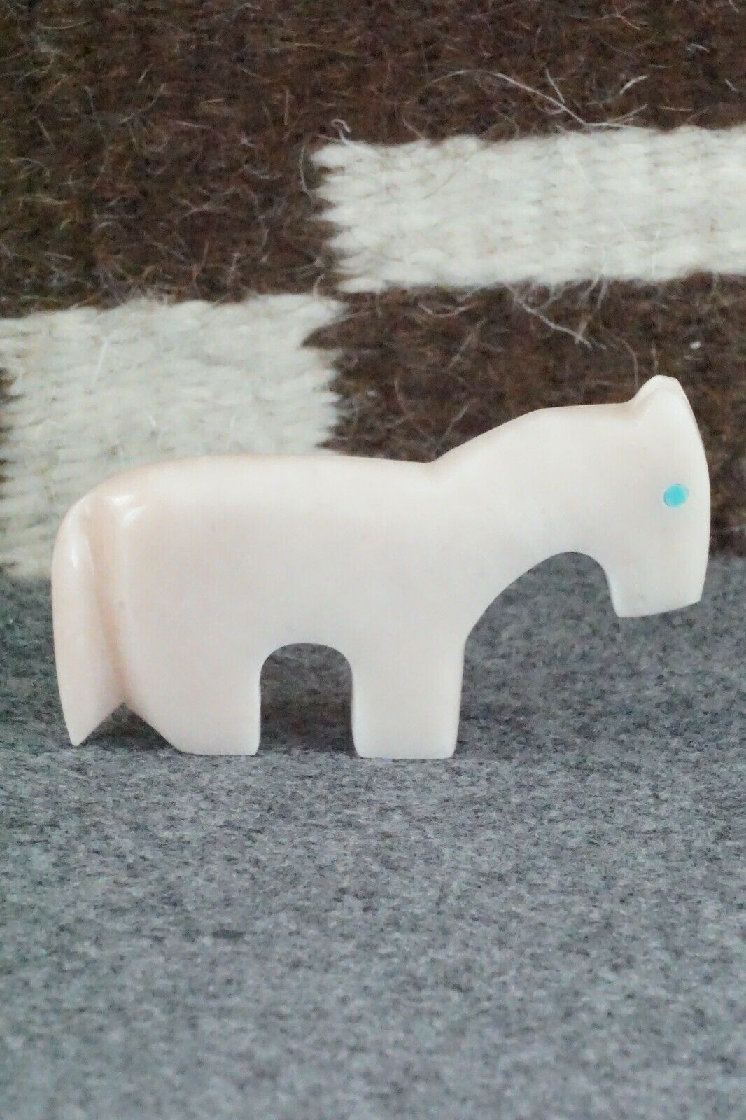 Horse Zuni Fetish Carving - Bernard Laiwakete - High Lonesome Trading