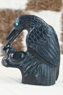 Crow Zuni Fetish Carving - Derrick Kaamasee
