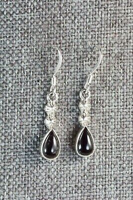 Onyx and Sterling Silver Earrings - Verley Betone