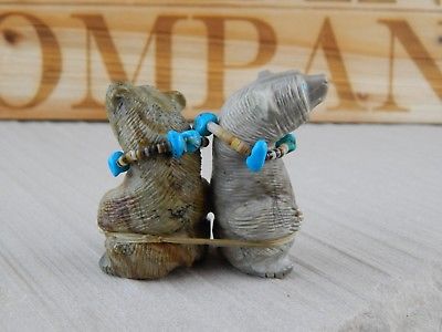 Bear Zuni Fetish Carving - Paulette Quam - High Lonesome Trading