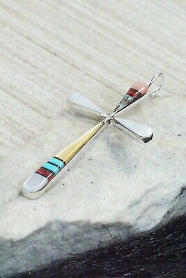 Multi Stone & Sterling Silver Pendant - Lynette Bowannie