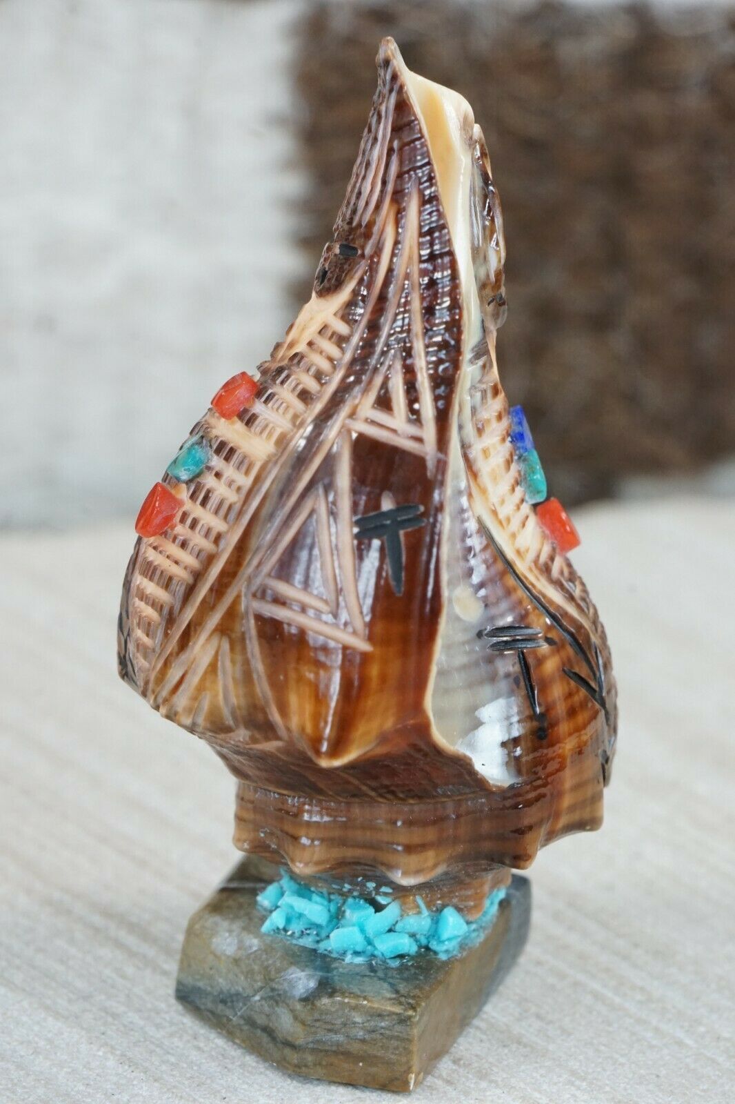 Corn Maiden Zuni Fetish Carving - Gloria Chattin