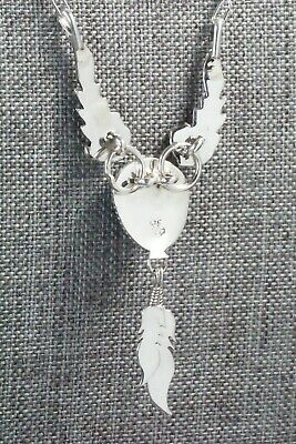 Turquoise & Sterling Silver Necklace - Lee Shorty