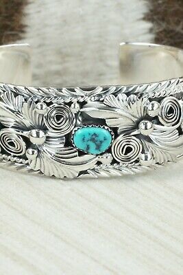 Turquoise & Sterling Silver Bracelet - Henry Attakai