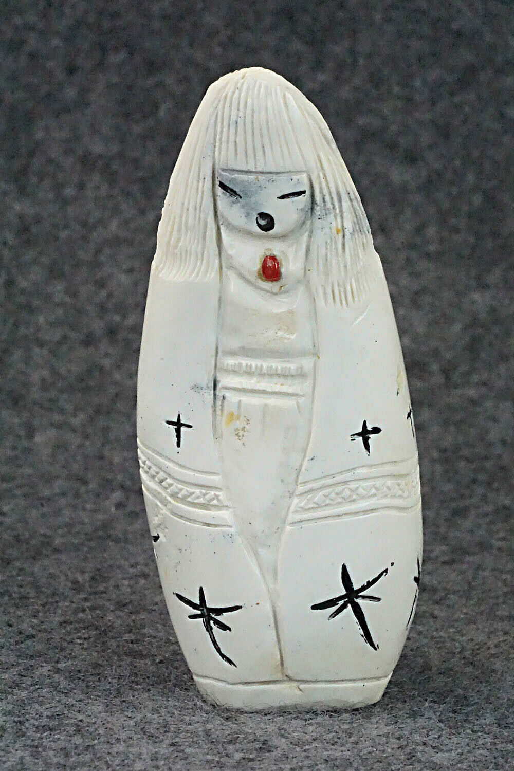 Corn Maiden Zuni Fetish Carving - Sandra Quandelacy