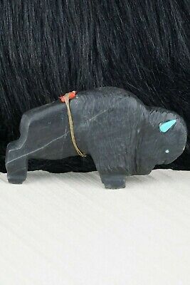 Buffalo Zuni Fetish Carving - Kevin Quam - High Lonesome Trading