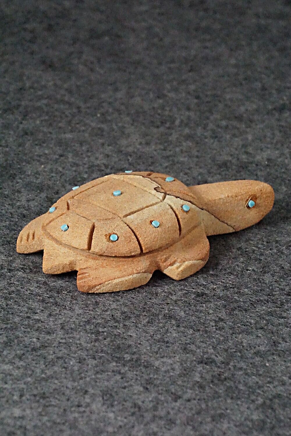 Turtle Zuni Fetish Carving - Brandon Phillips