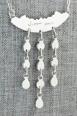Turquoise & Sterling Silver Necklace and Earrings - JH Etsitty