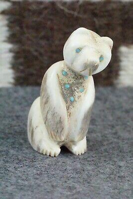Bear Zuni Fetish Carving - Brandon Phillips - High Lonesome Trading