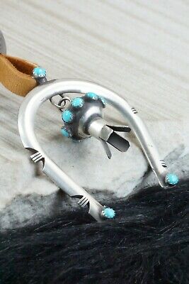 Turquoise & Sterling Silver Necklace - Monica Smith