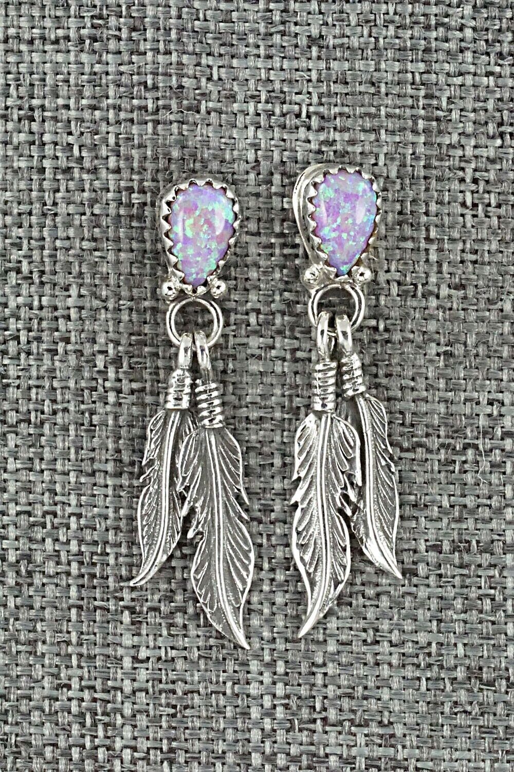 Opalite & Sterling Silver Earrings - Emery Spencer