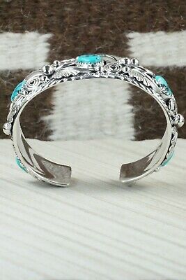 Turquoise & Sterling Silver Bracelet - Henry Attakai