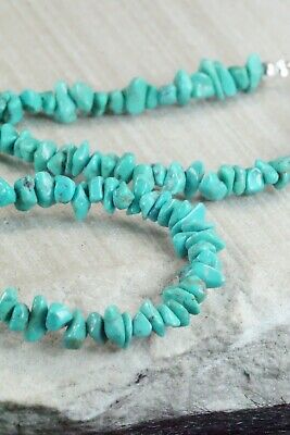 Turquoise & Sterling Silver Necklace - Navajo