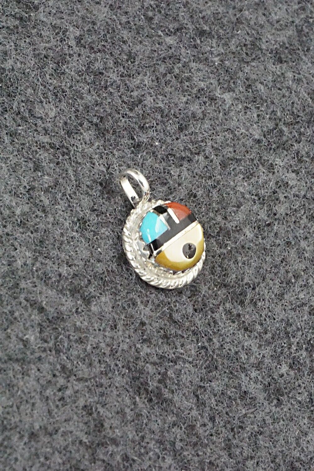 Multi Stone & Sterling Silver Pendant - Elvira Kiyite