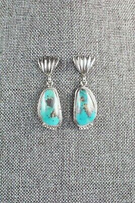 Turquoise and Sterling Silver Earrings - Sharon McCarthy