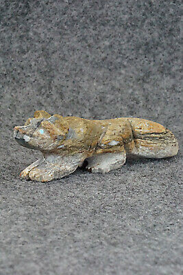 Wolf Zuni Fetish Carving - Tony Mackel