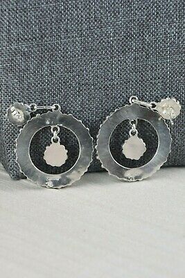 Zuni Turquoise & Sterling Silver Earrings - Tricia Leekity - High Lonesome Trading