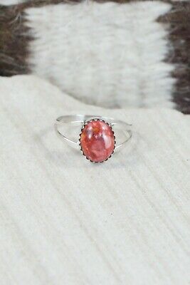 Spiny Oyster & Sterling Silver Ring - Robert Martinez - Size 7.5