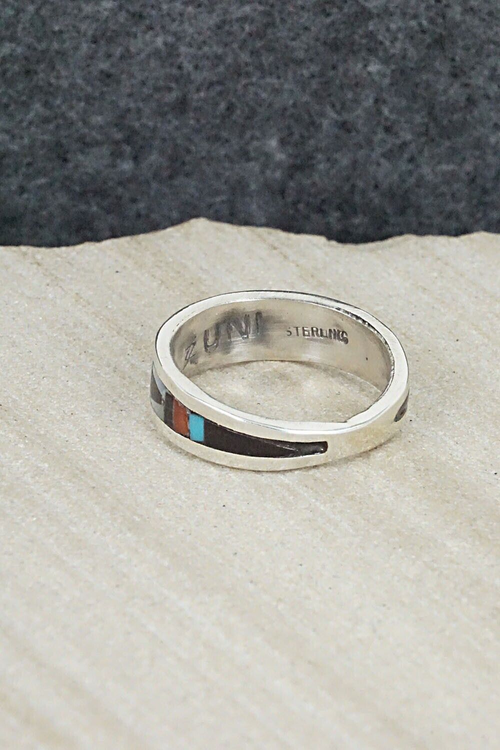 Multi Stone & Sterling Silver Ring - Charlotte Dishta - Size 6