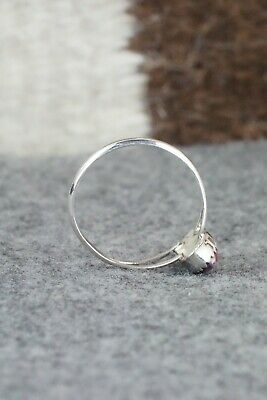 Spiny Oyster & Sterling Silver Ring - Robert Martinez - Size 7