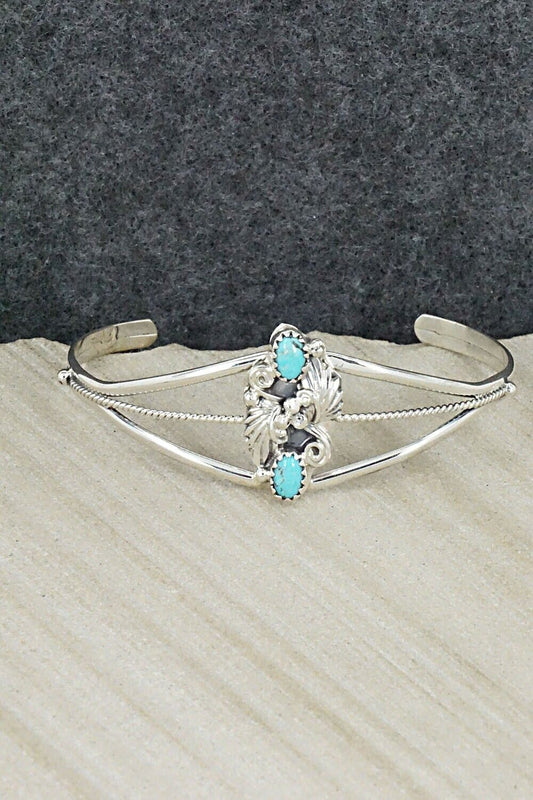 Turquoise & Sterling Silver Bracelet - William Begay