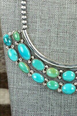 Turquoise & Sterling Silver Necklace - Roberta Begay