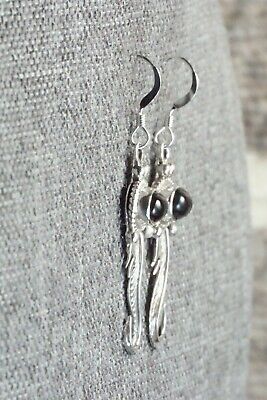 Onyx & Sterling Silver Earrings - Judy Largo